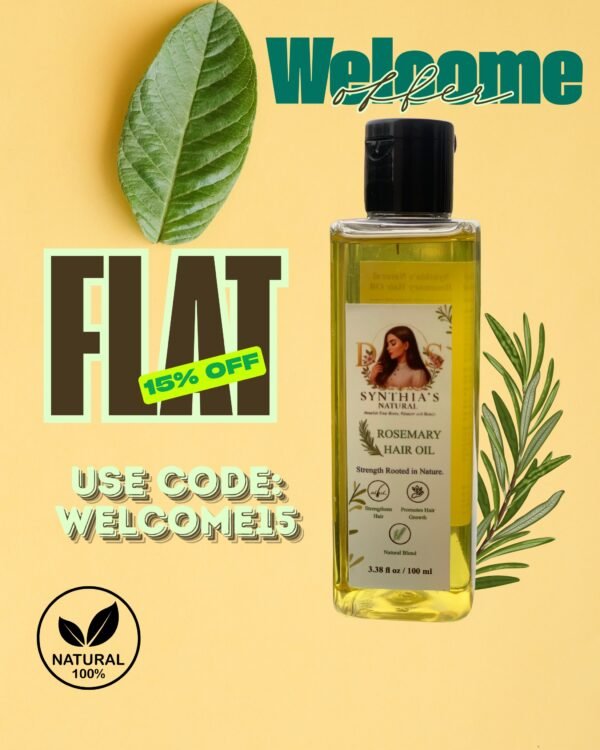 Synthia's Natural Rosemary Oil - Image 4