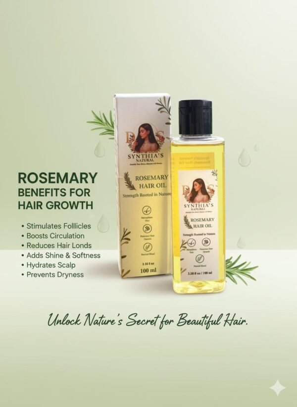 Synthia's Natural Rosemary Oil - Image 3